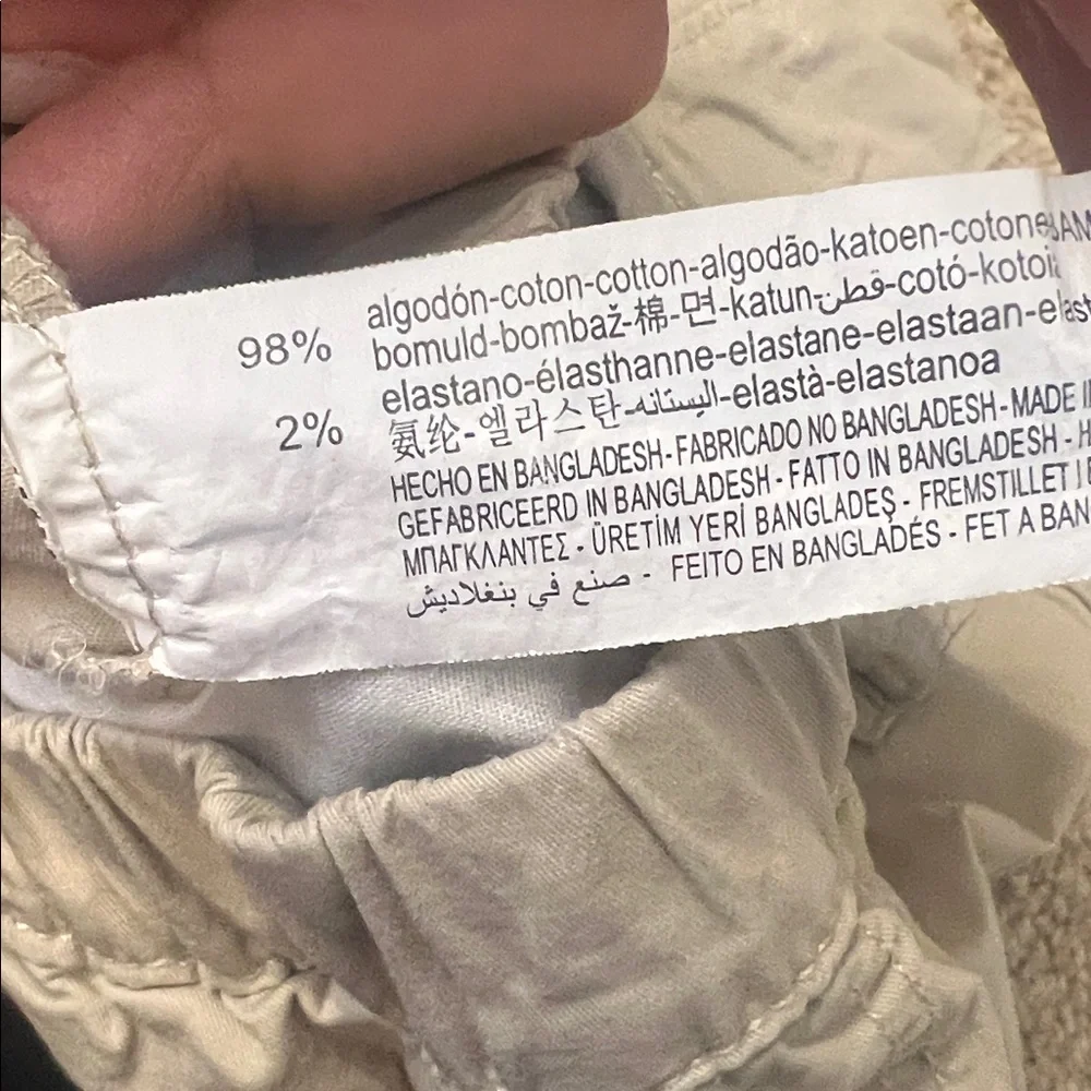 Zara Baby Ripstop Cargo Pants in Khaki Size 18-24 months